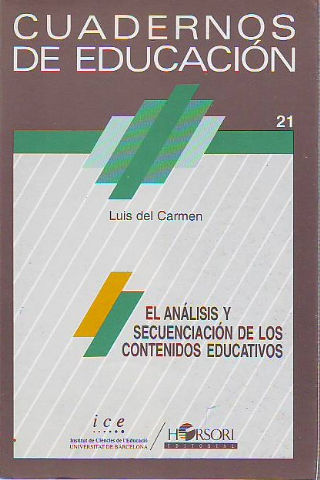 EL ANALISIS Y SECUENCIACION DE LOS CONTENIDOS EDUCATIVOS.