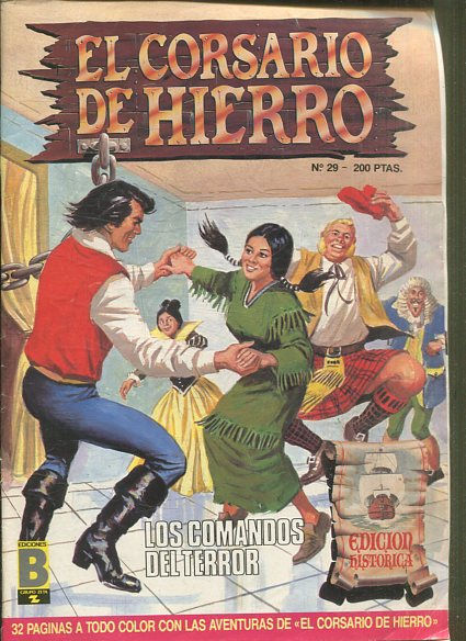 EL CORSARIO DE HIERRO 29. LOS COMANDOS DEL TERROR.