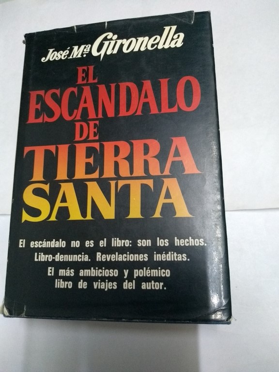 El escándalo de tierra Santa