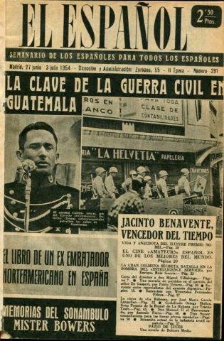 EL ESPAÑOL. SEMANARIO DE LOS ESPAÑOLES PARA TODOS LOS ESPAÑOLES. NUM. 291 A NUM. 299, 3 DE JULIO DE 1954 A 28 DE AGOSTO DE 1954.