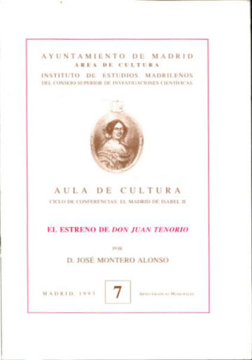 EL ESTRENO DE DON JUAN TENORIO.