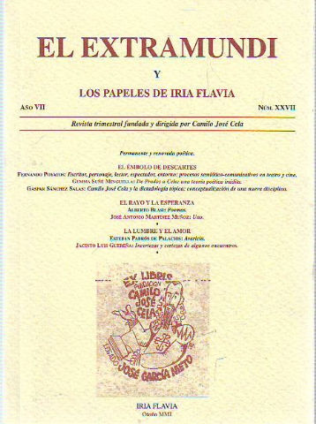 EL EXTRAMUNDI Y LOS PAPELES DE IRIA FLAVIA. AÑO VII, NUM. XXVII.