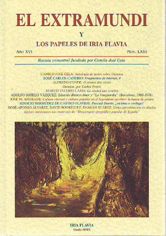 EL EXTRAMUNDI Y LOS PAPELES DE IRIA FLAVIA. AÑO XVI, NUM. LXIII