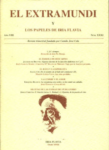 EL EXTRAMUNDI Y LOS PAPELES DE IRIA FLAVIA. NUM. XXXI. REVISTA TRIMESTRAL FUNDADA Y DIRIGIDA POR CAMILO JOSE CELA.