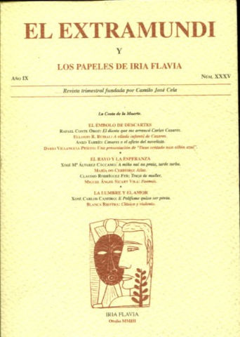 EL EXTRAMUNDI Y LOS PAPELES DE IRIA FLAVIA. NUM. XXXV. REVISTA TRIMESTRAL FUNDADA Y DIRIGIDA POR CAMILO JOSE CELA.