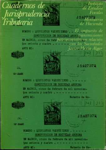 EL IMPUESTO DE TRANSMISIONES PATRIMONIALES EN RELACION CON LAS SOCIEDADES.