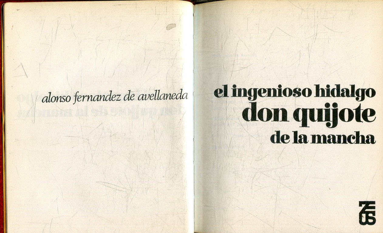 EL INGENIOSO HIDALGO DON QUIJOTE DE LA MANCHA.
