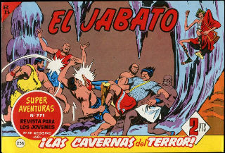 EL JABATO Nº. 256: ¡LAS CAVERNAS DEL TERROR!