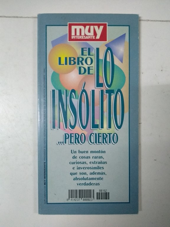 El libro de lo insólito … pero cierto