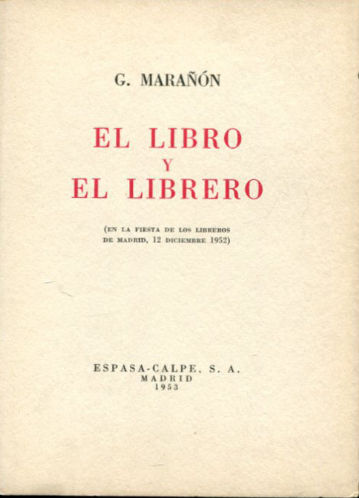EL LIBRO Y EL LIBRERO.