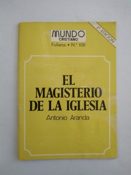 El Magisterio de la Iglesia