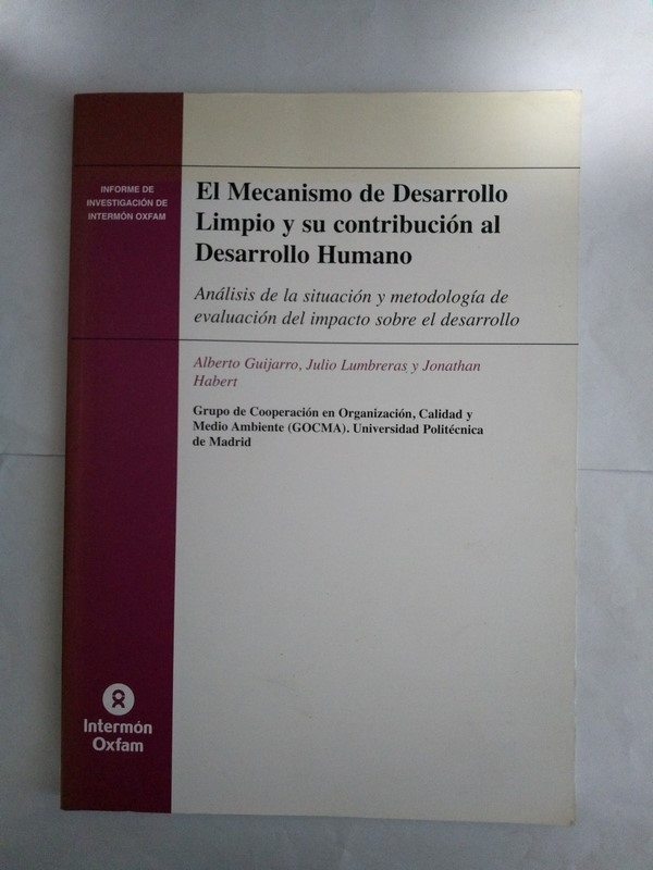 El Mecanismo de Desarrollo Limpio y su contribucion al Desarrollo Humano