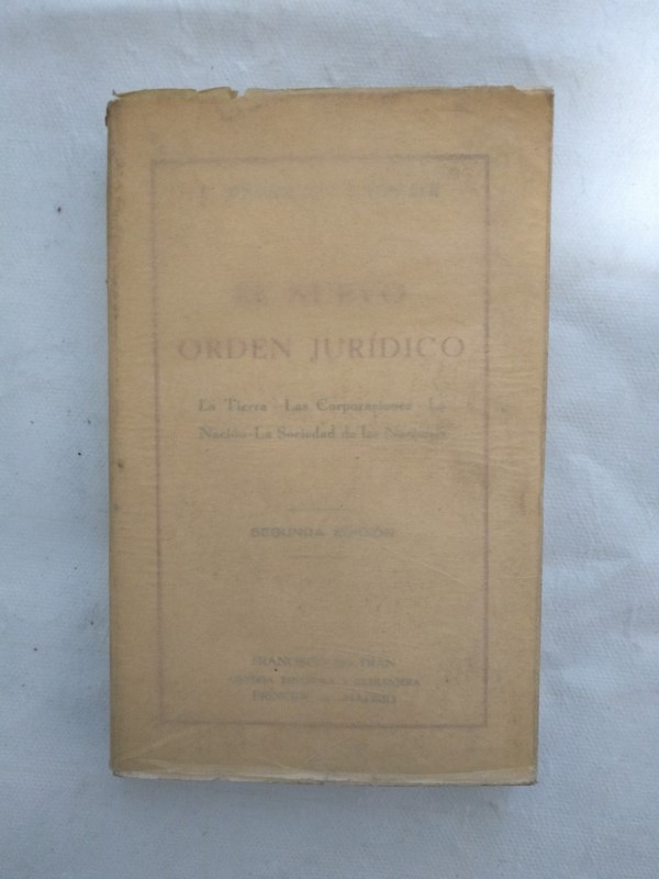 El nuevo orden juridico
