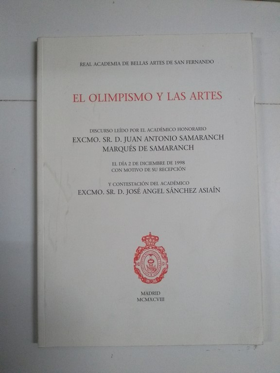 El olimpismo y las las artes