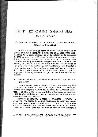 EL P. TEODOMIRO IGNACIO DIAZ DE LA VEGA.