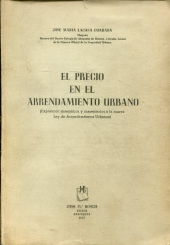 EL PRECIO EN EL ARRENDAMIENTO URBANO.