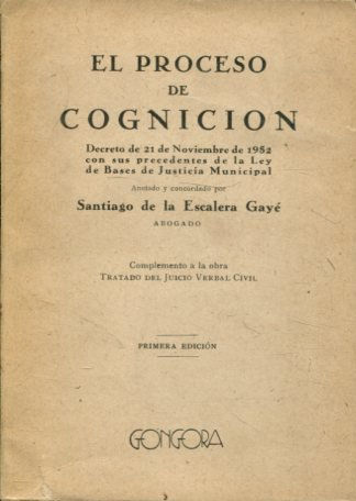 EL PROCESO DE COGNICION.