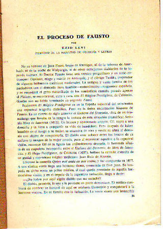 EL PROCESO DE FAUSTO.