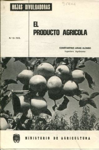 EL PRODUCTO AGRICOLA.