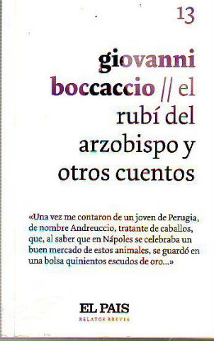 EL RUBI DEL ARZOBISPO Y OTROS CUENTOS.