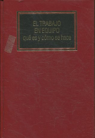 EL TRABAJO EN EQUIPO QUE ES Y COMO SE HACE.