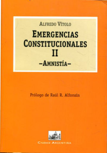 EMERGENCIAS CONSTITUCIONALES. II: AMNISTIA.