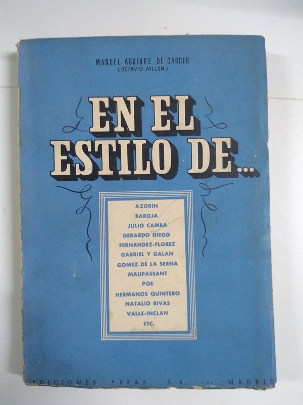 En el estilo de …
