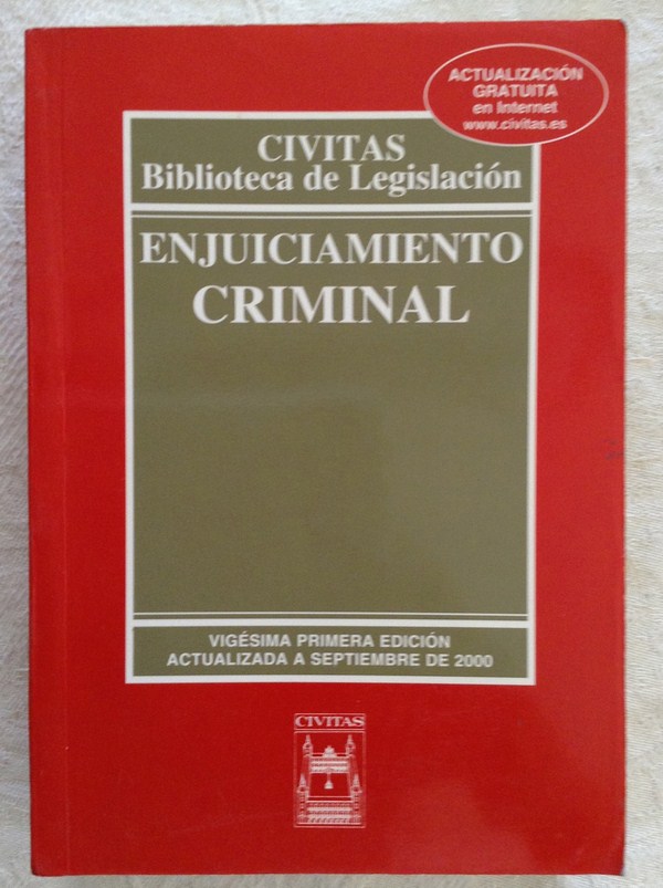 Enjuiciamiento criminal. 2000