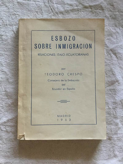 Esbozo sobre inmigración