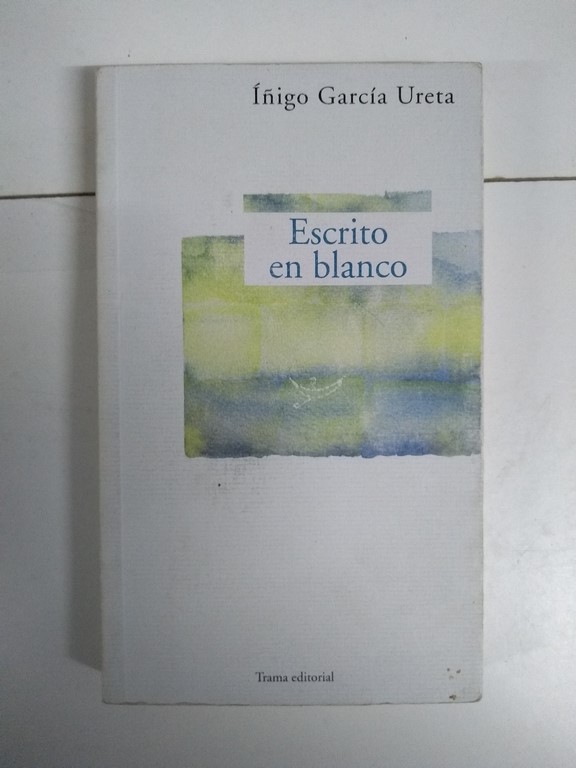 Escrito en blanco
