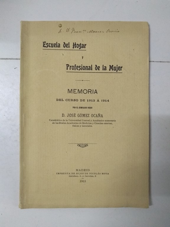 Escuela del Hogar y Profesional de la Mujer