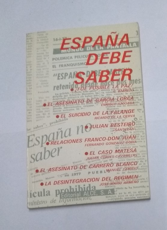 España debe saber