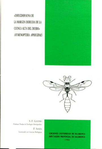 ESFECIDOFAUNA DE LA MARGEN DERECHA DE LA CUENCA ALTA DEL DUERO (HYMENOPTERA: SPHECIDAE).