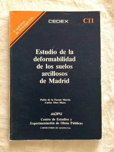 Estudio de la deformabilidad de los suelos arcillosos de Madrid