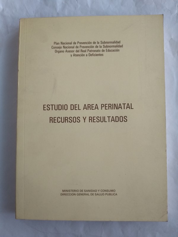 Estudio del area perinatal. Recursos y resultados