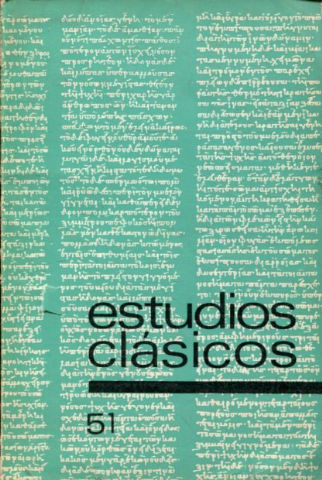 ESTUDIOS CLASICOS Nº 51.