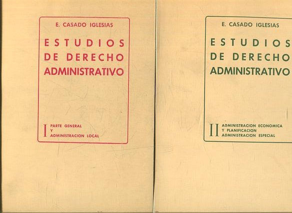 ESTUDIOS DE DERECHO ADMINISTRATIVO.