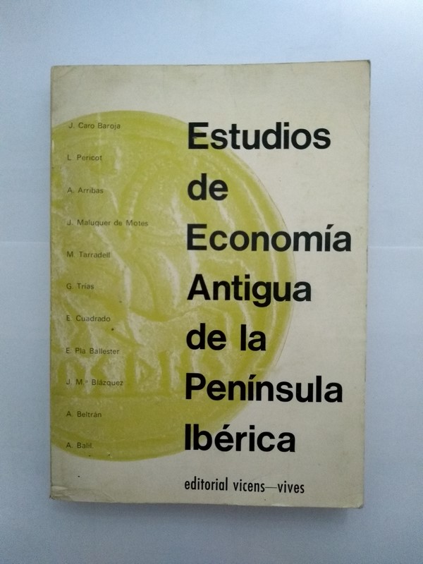 Estudios de Economía Antigua de la Península Ibérica