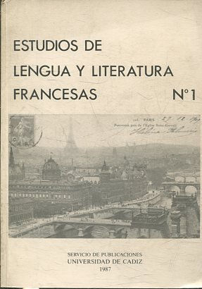 ESTUDIOS DE LENGUA Y LITERATURA FRANCESAS  1.