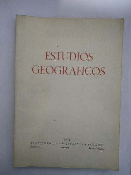 Estudios geograficos