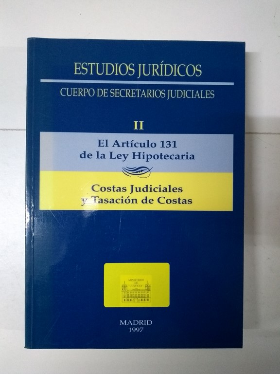 Estudios Jurídicos. Cuerpo de Secretarios Judiciales II