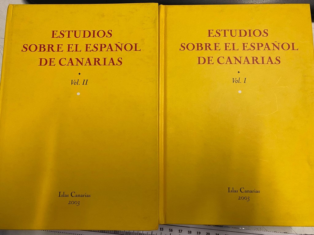 ESTUDIOS SOBRE EL ESPAÑOL DE CANARIAS.
