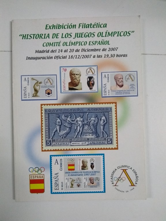 Exhibición Filatélica “Historia de los Juegos Olímpicos”