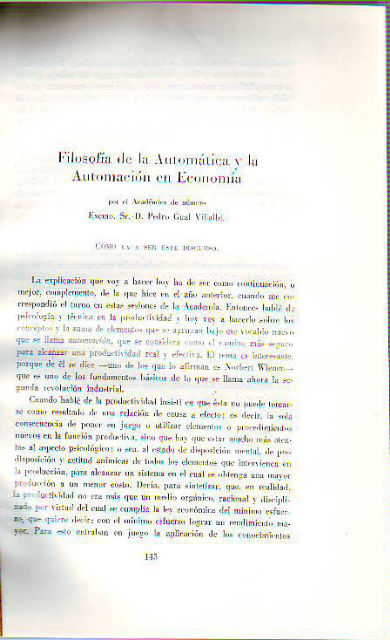 FILOSOFIA DE LA AUTOMATICA Y LA AUTOMATIZACION EN ECONOMIA.