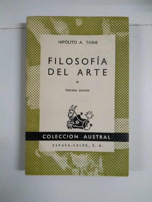 Filosofía del arte I