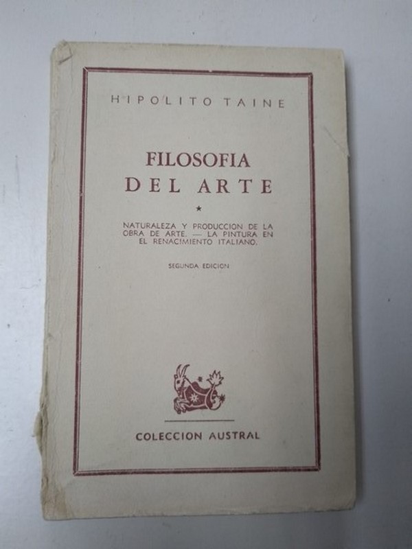 Filosofia del arte I
