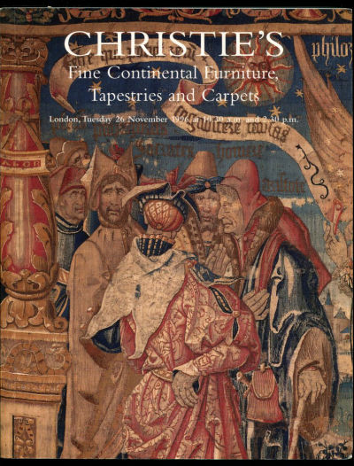 FINE CONTINENTAL FURNITURE, TAPESTRIES AND CARPETS. THE PROPERTY OF MRS. H.A. DU BOULAY BARON COPPEE AND FROM VARIOUS SOURCES. AUCTION CATALOGUE.