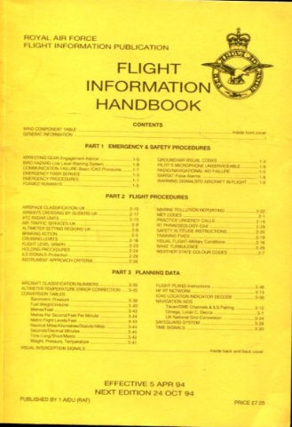 FLIGHT INFORMATION HANDBOOK.