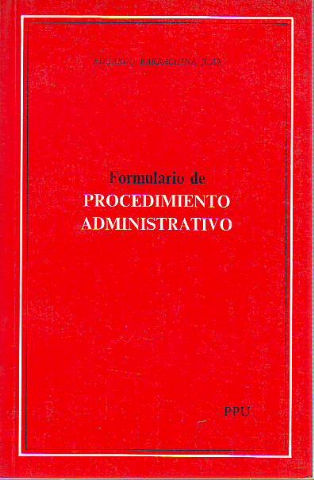 FORMULARIO DE PROCEDIMIENTO ADMINISTRATIVO.