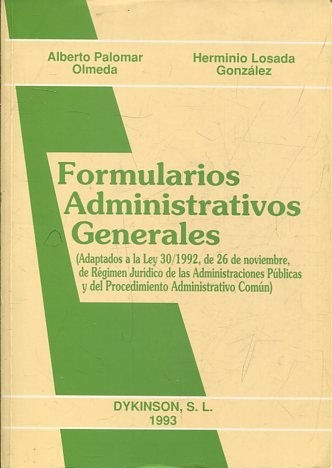 FORMULARIOS ADMINISTRATIVOS GENERALES.